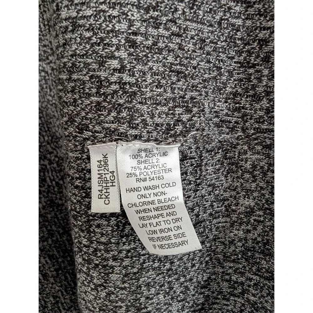 Calvin Klein‎ Zipper Front Ribbed Cardigan PM 90s Minimalist Women CBK Timeless